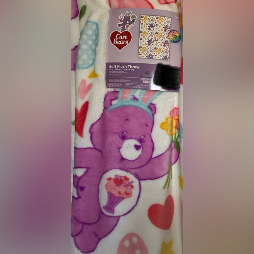 Easter Care Bears Blanket